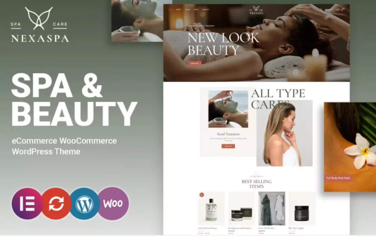 Nexaspa - Spa, Cosmetic and Beauty WooCommerce Theme