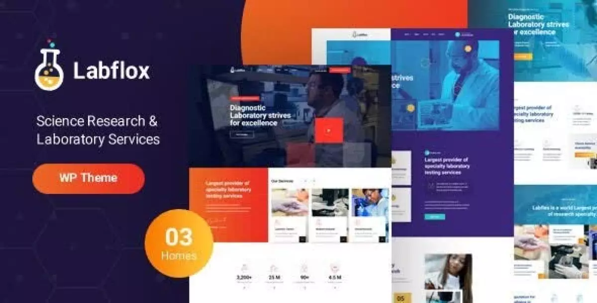 [WISH] Labflox – Laboratory &amp; Research Responsive WordPress