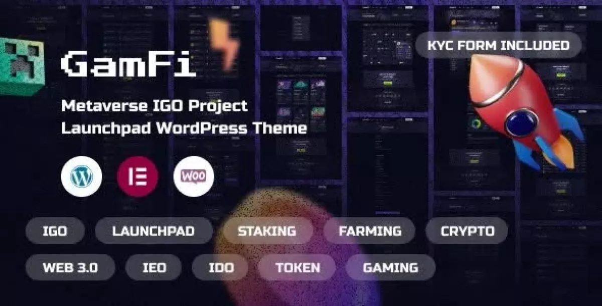 [WISH] GamFi - IGO Launchpad WordPress