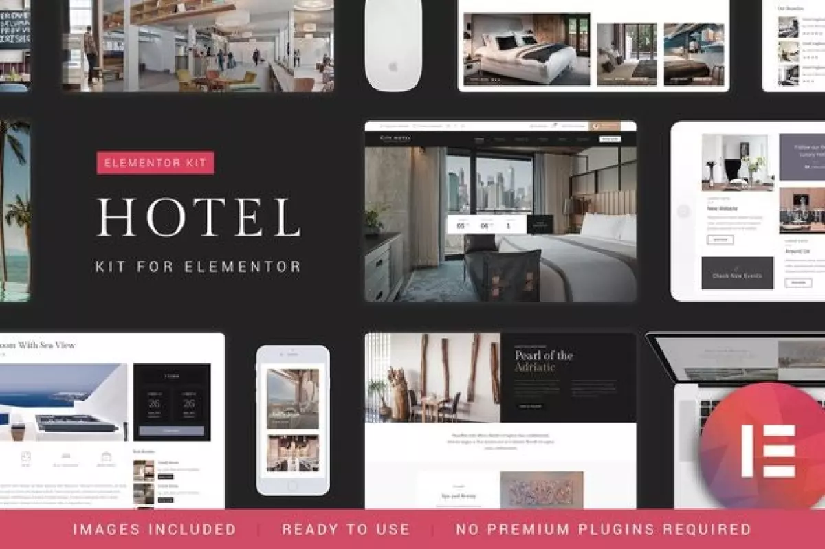 Nicdark Hotel Booking - Elementor Template Kit