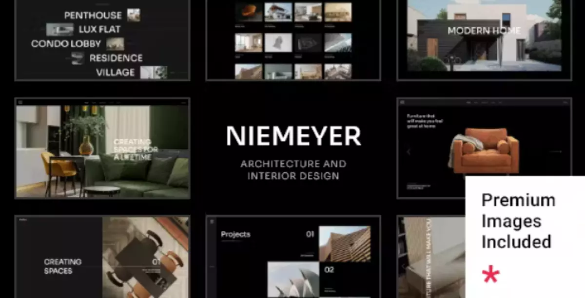 Niemeyer - Architecture and Interior Design Theme