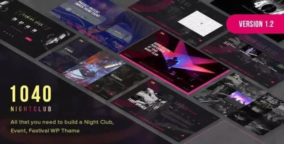 1040 Night Club - DJ, Music Festival WordPress Theme