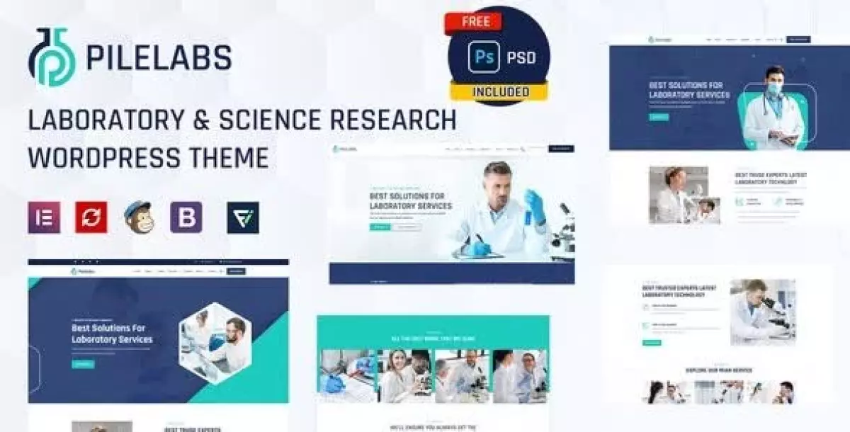 [WISH] Pilelabs - Laboratory &amp; Science Research WordPress