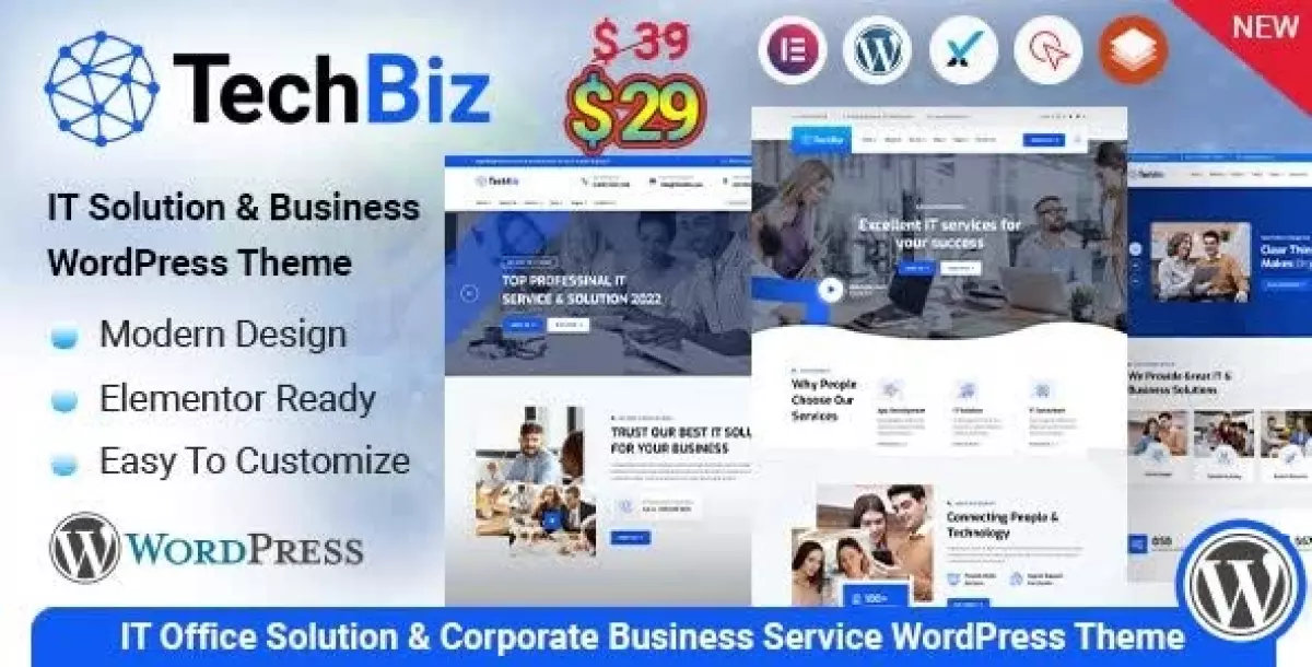 [WISH] Techbiz - IT Solution &amp; Business Consulting Service WordPress