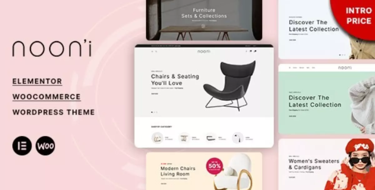 Nooni - Furniture &amp; Fashion WooCommerce Theme