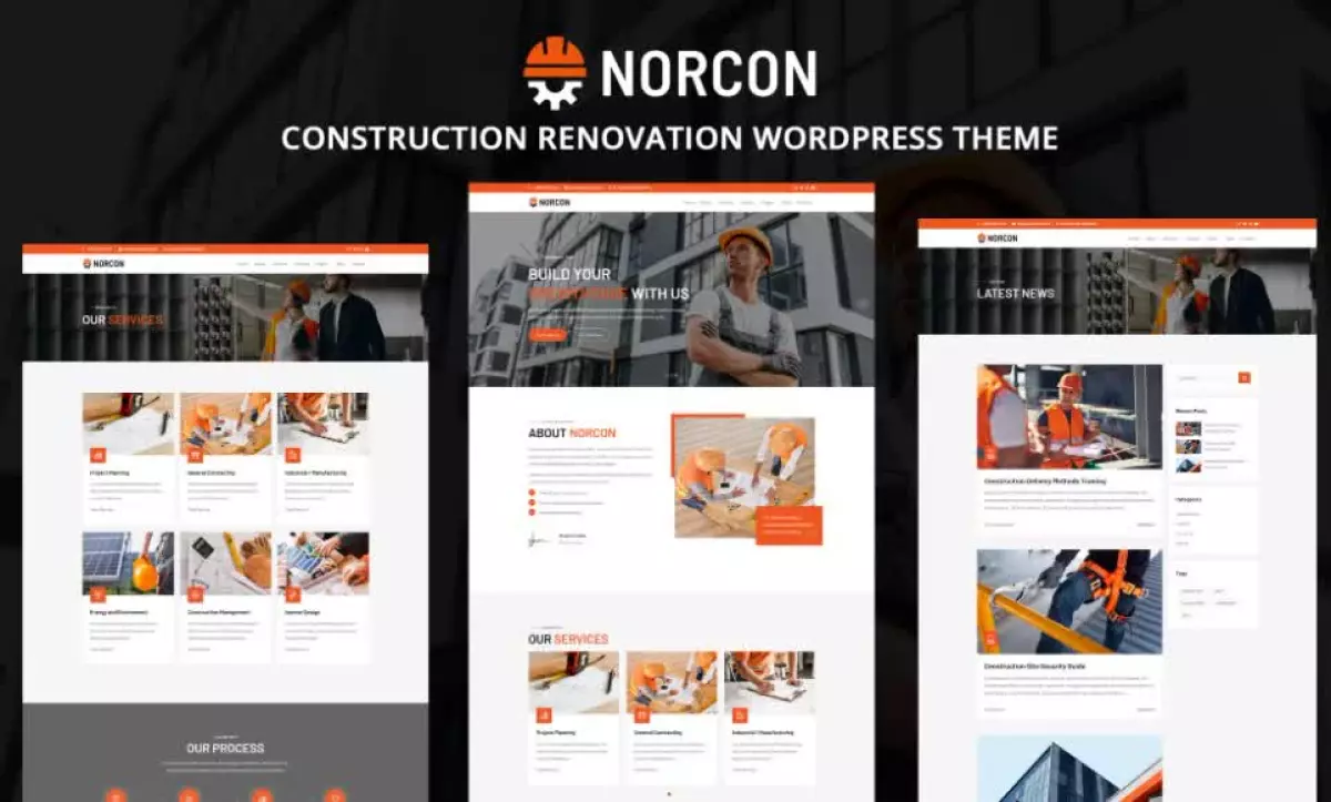 Norcon - Construction Renovation WordPress Theme 1.0