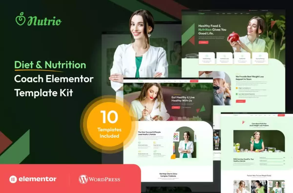 Nutrio - Diet & Nutrition Coach Template