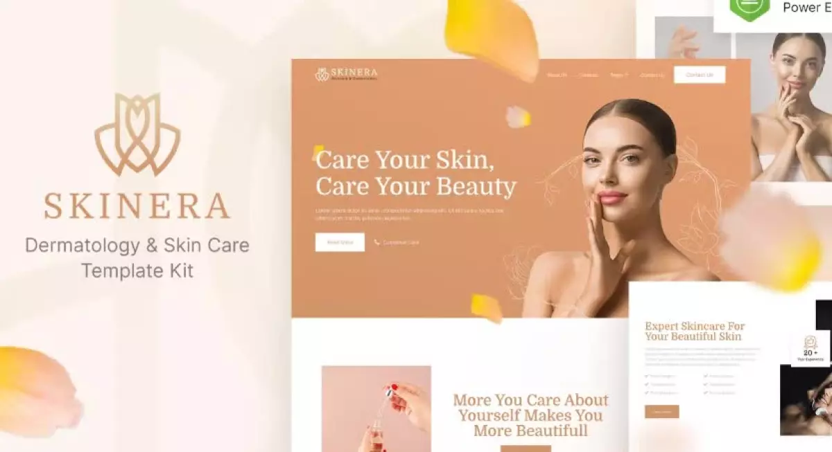Skinera – Dermatology & Skincare Elementor Template