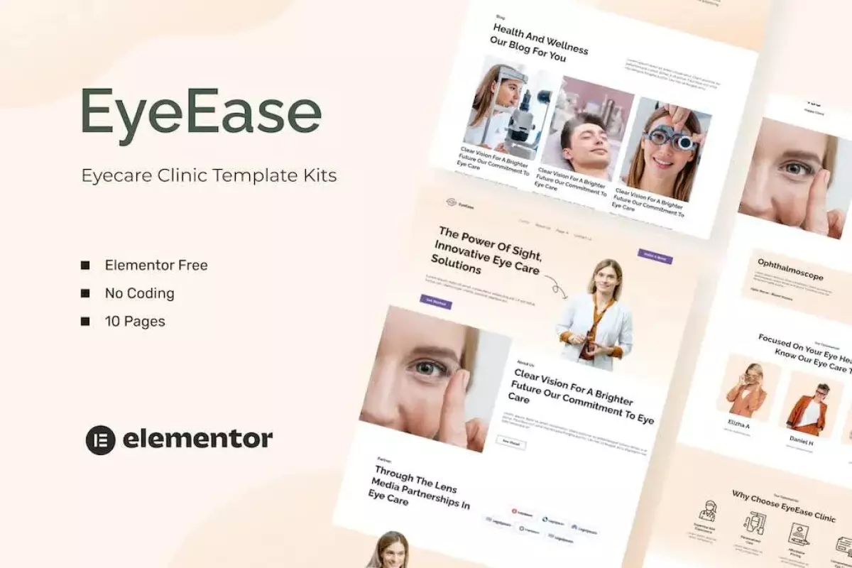 EyeEase - Eyecare Clinic Template