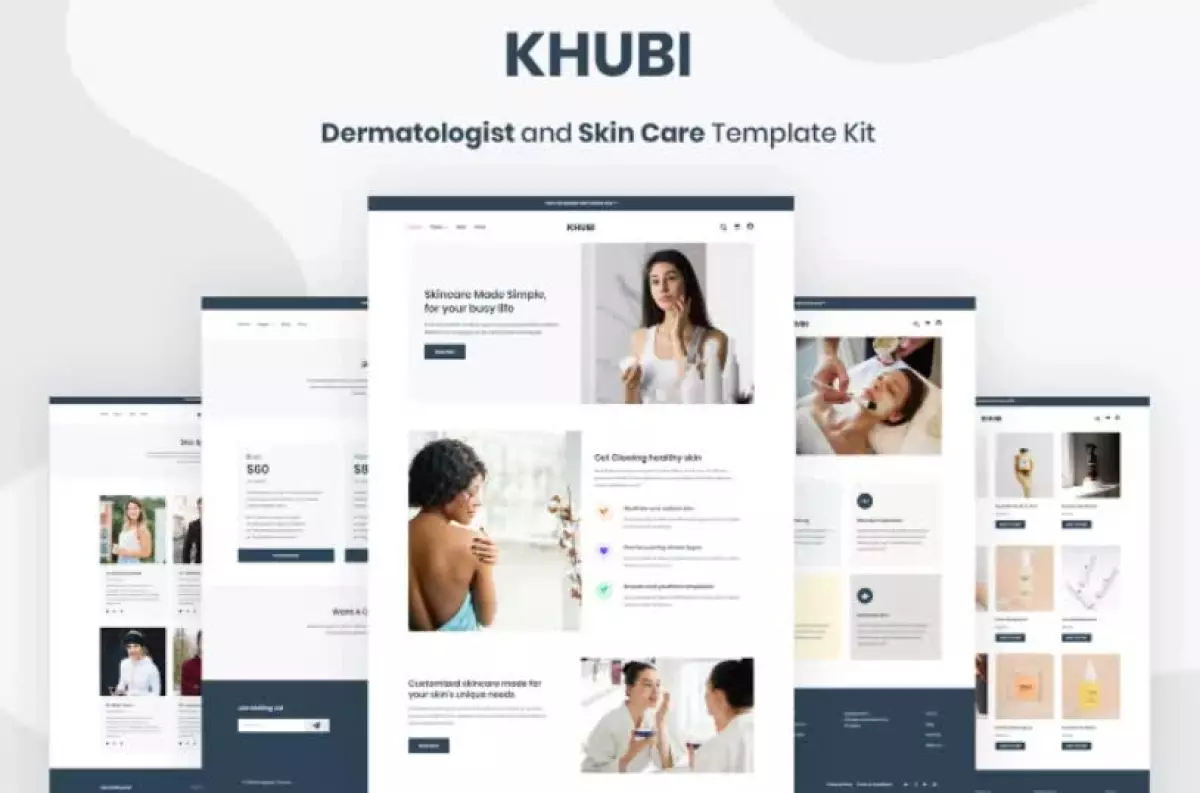 Khubi - Dermatologist & Skin Care Template