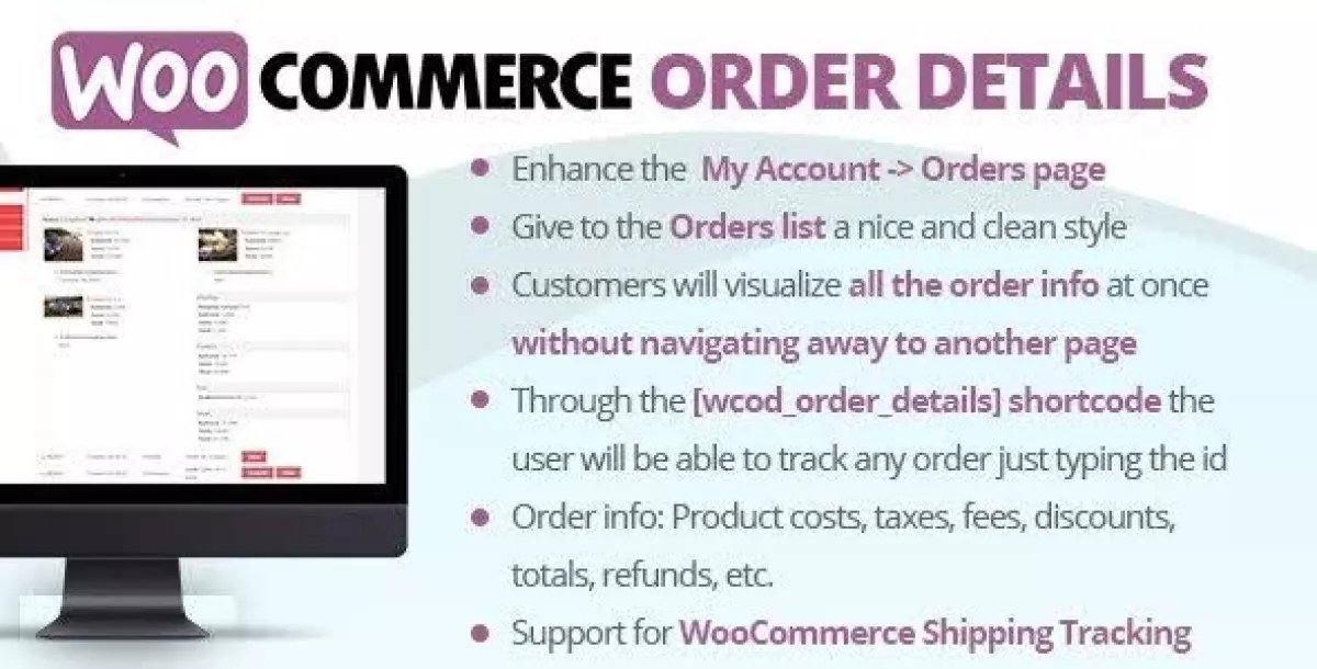 WooCommerce Order Details