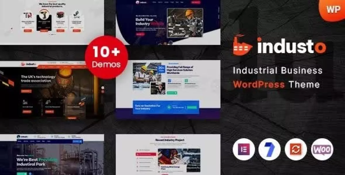 Industo - Industrial Industry & Factory Theme