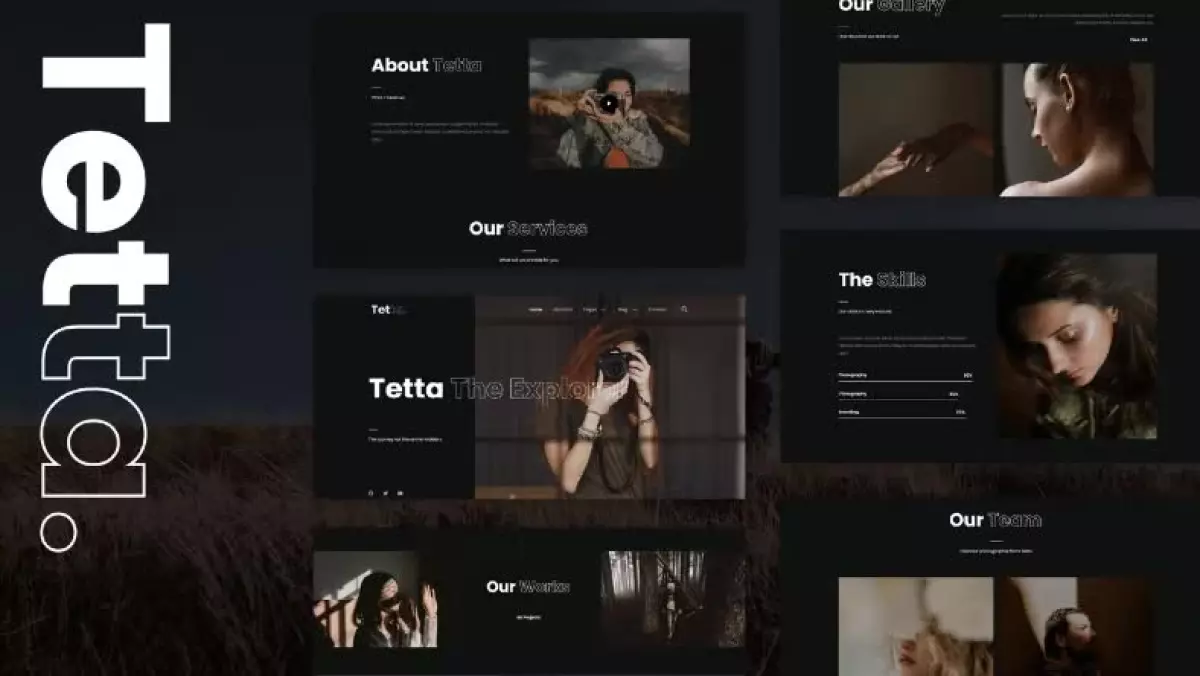 Tetta - Photography & Portfolio Elementor Template