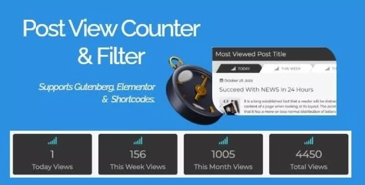 [WISH] Post Views Filter &amp; Counter - Views count and Post Filter