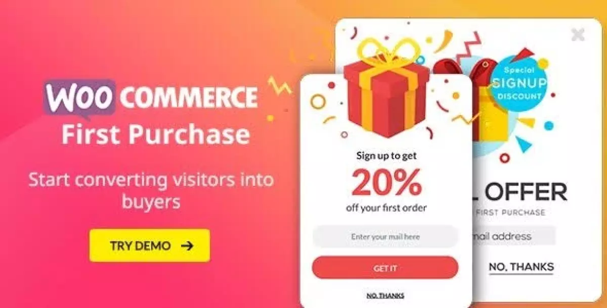 [WISH] WooCommerce First Purchase Discount Promotion - Subscribe Popup - Coupon