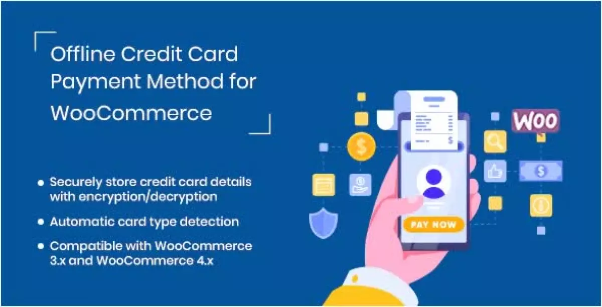 WooCommerce Payment Checkout Plugin: Offline Credit Card Checkout Method 1.3