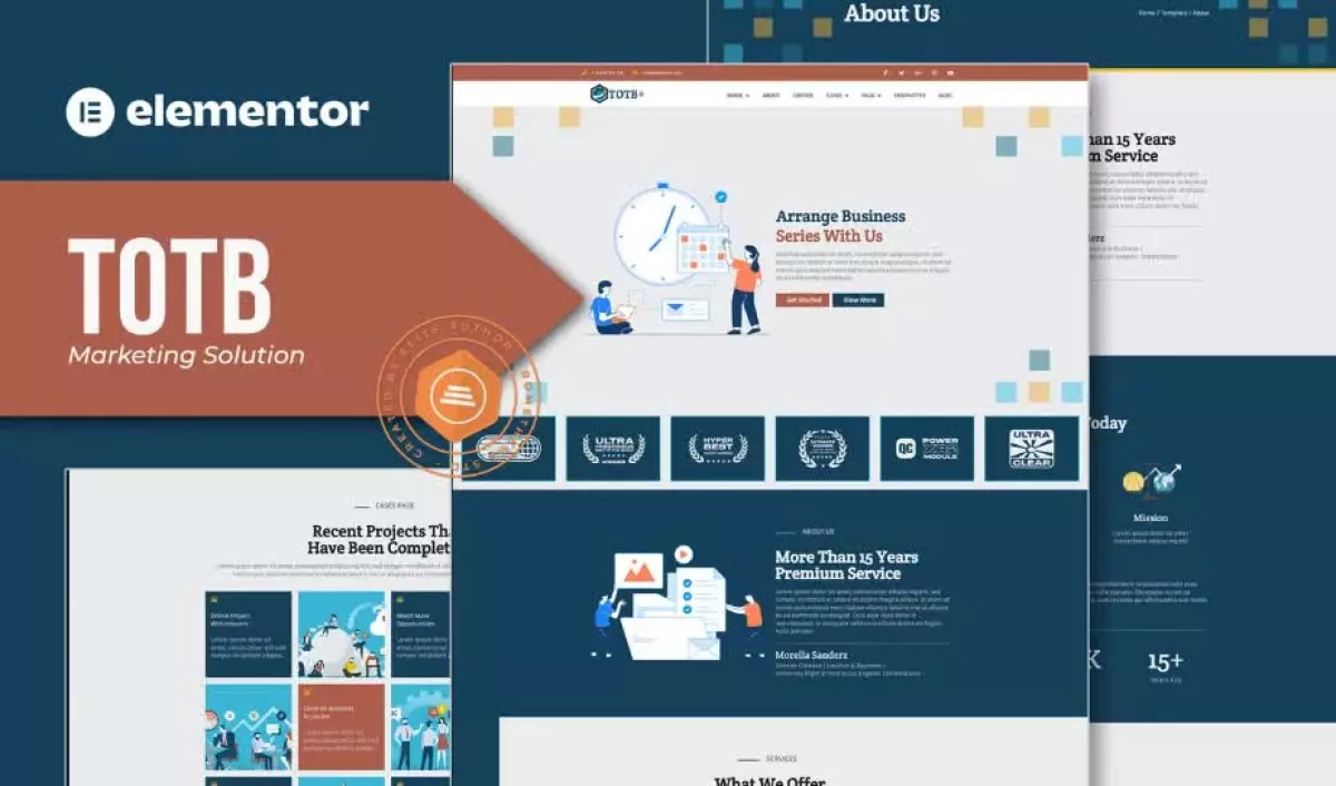 TOTB - Marketing Solution Elementor Template