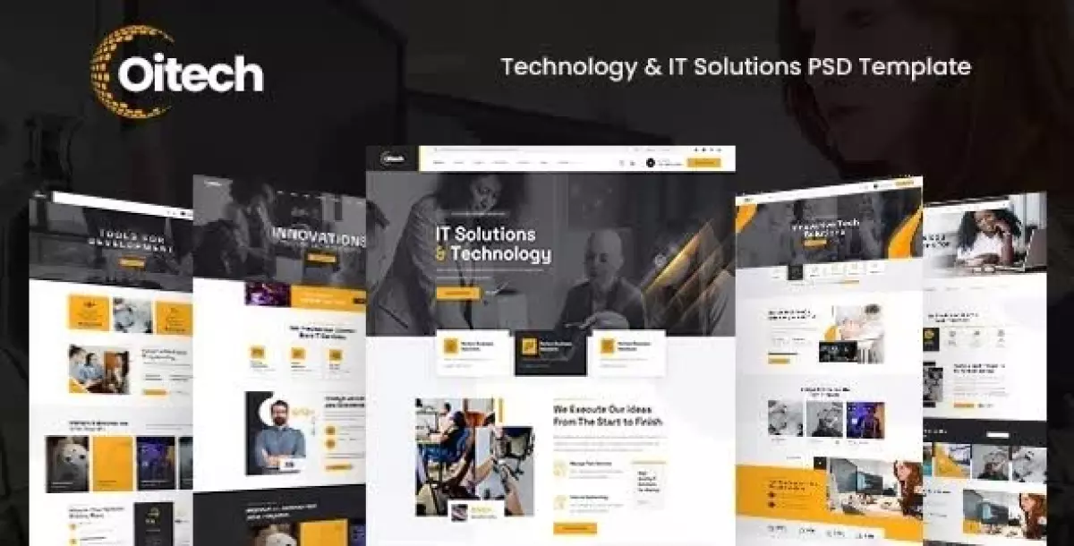 Oitech - Technology IT Services WordPress Theme