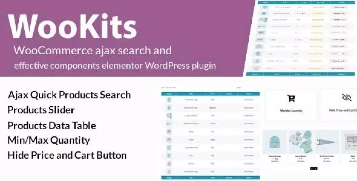 [WISH] Wookits - WooCommerce ajax search and effective components elementor WordPress