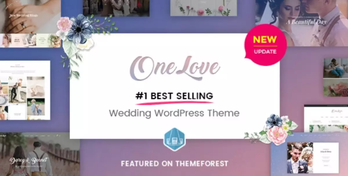 OneLove - The Elegant &amp; Clean Multipurpose Wedding WordPress Theme