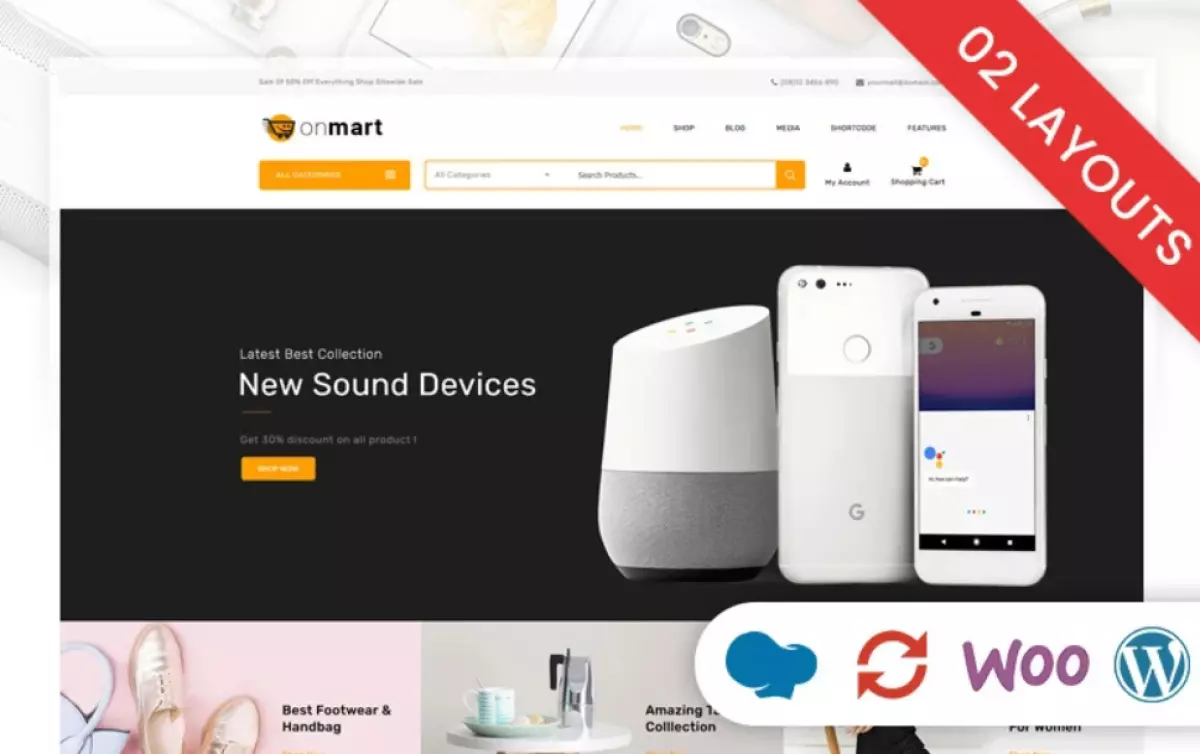 OnMart - Multipurpose Store WooCommerce Theme