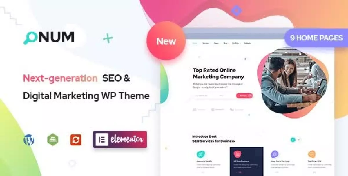 Onum - SEO & Marketing Elementor WordPress Theme 1.2.16