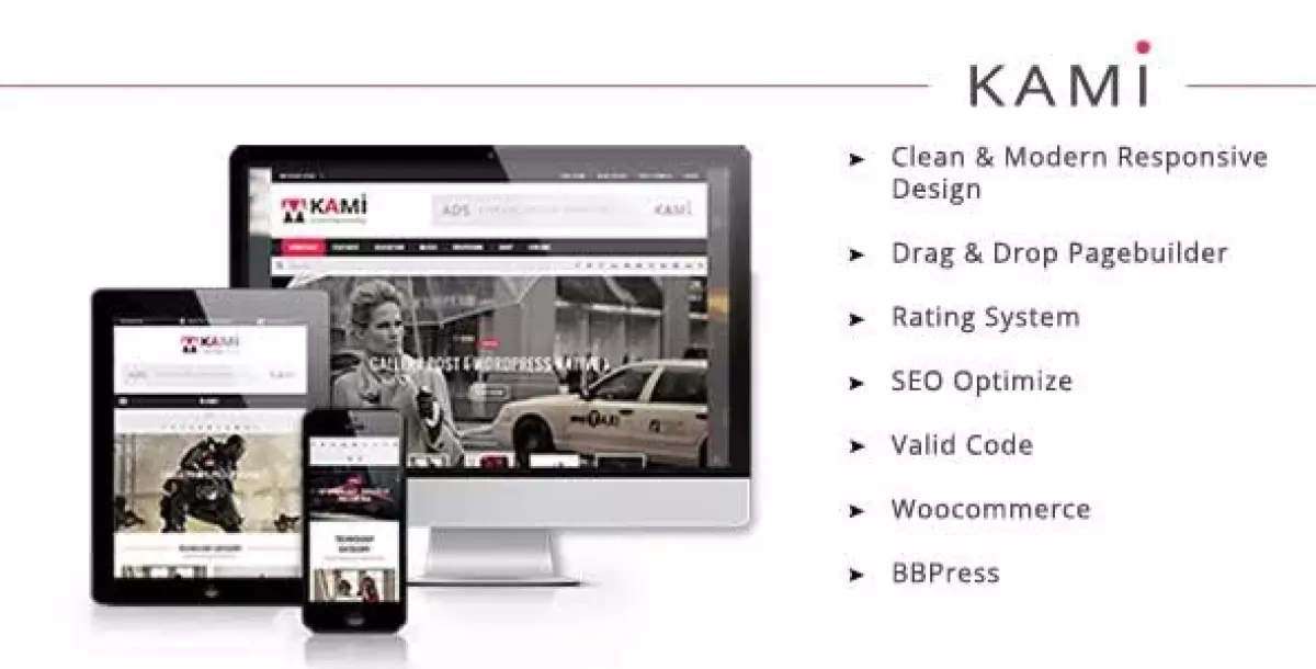 KAMI - Creative Magazine and Blog WordPress Theme