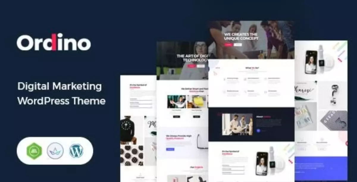 Ordino - Digital Marketing WordPress Theme
