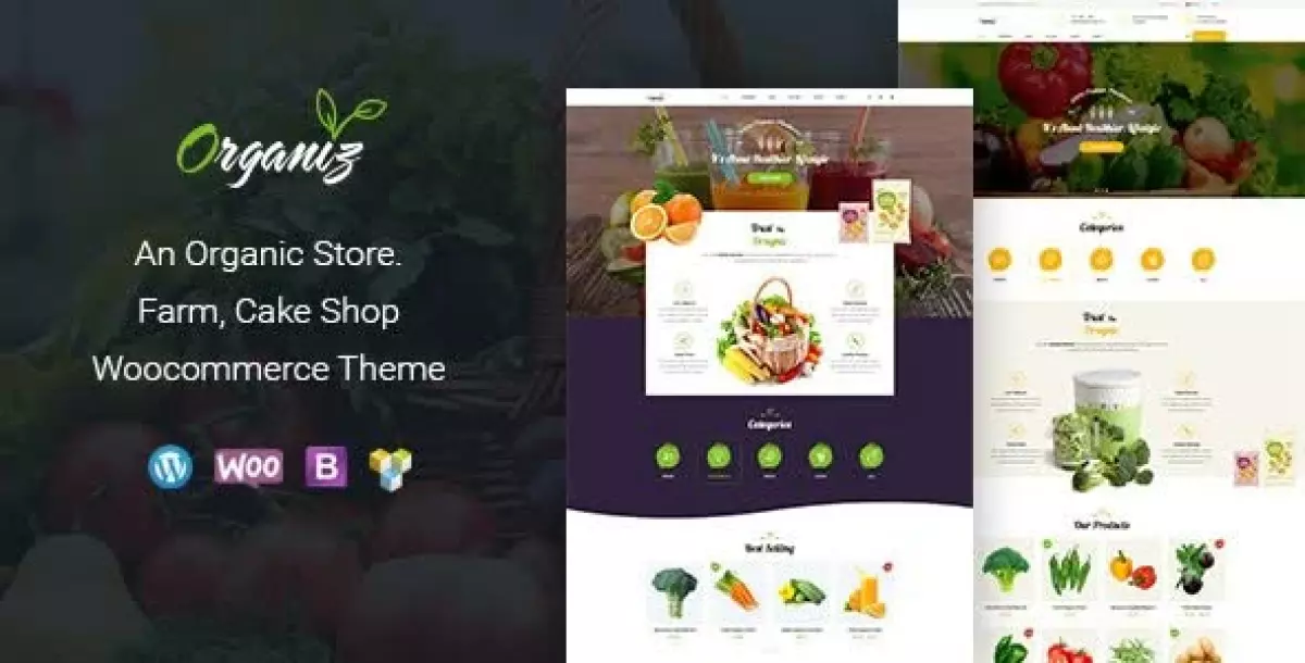 Organiz - An Organic Store WooCommerce Theme