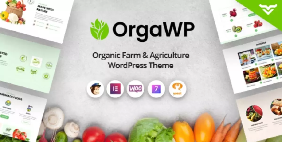 OrgaWP - Organic Farm &amp; Agriculture WordPress Theme