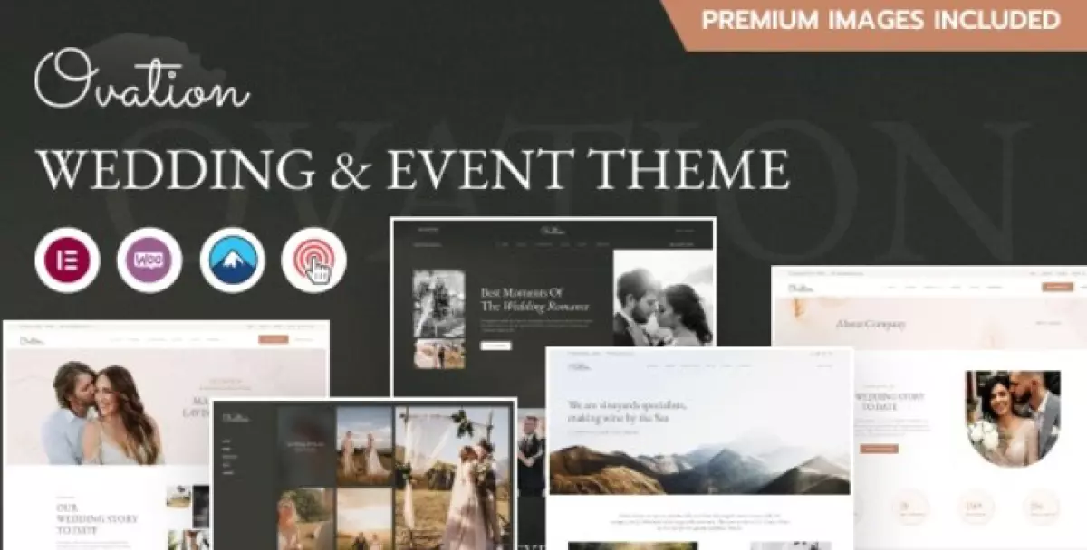 Ovation - Wedding &amp; Event Photography WordPress Theme