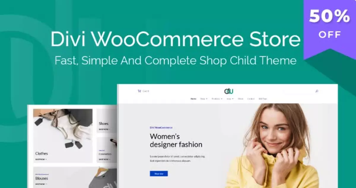 Divi WooCommerce Store