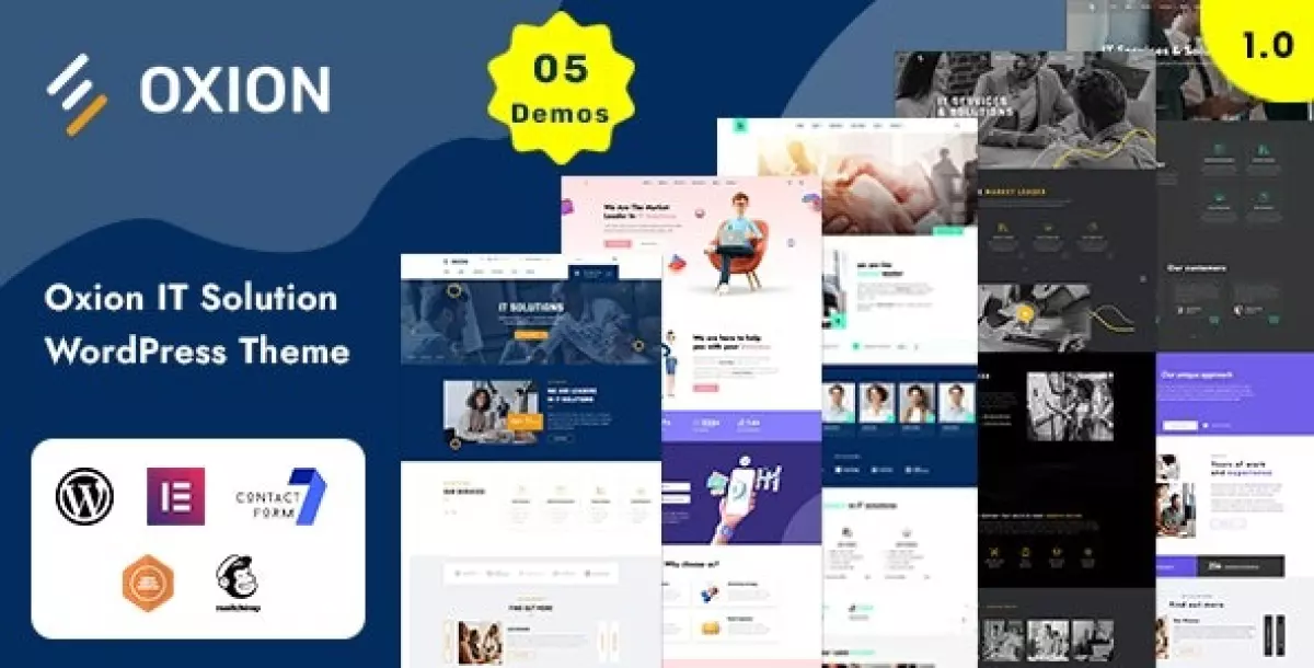 Oxion - IT Solutions and Services WordPress Theme