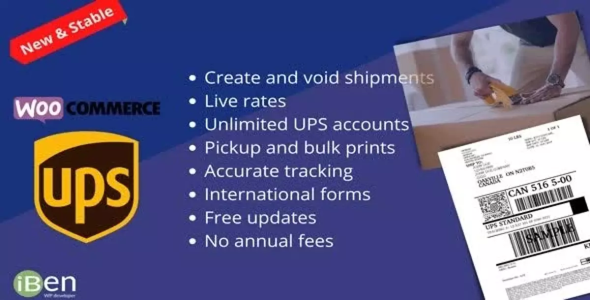 [WISH] WooCommerce UPS Print Labels, Live Rates &amp;