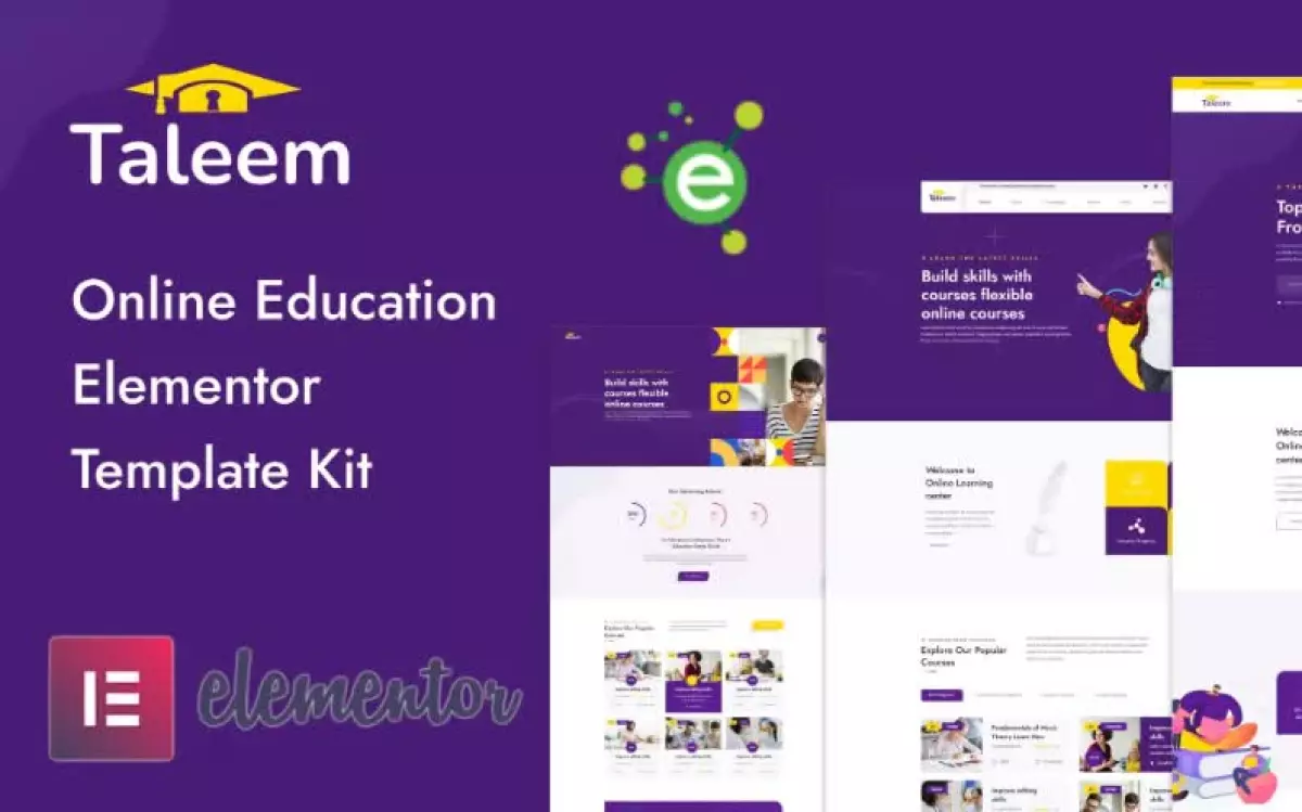 Taleem - Online Education Elementor Template