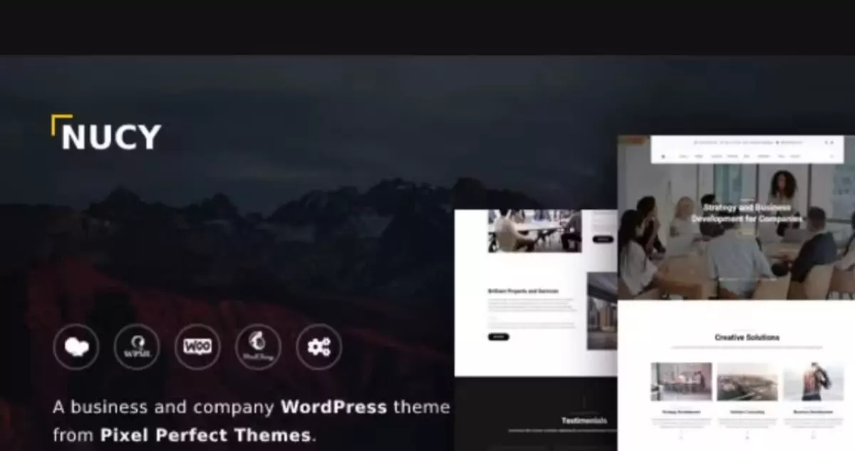 Nucy – Business & Company WordPress Theme