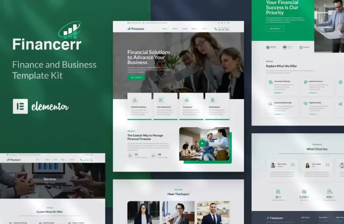 Financerr - Business & Finance Template