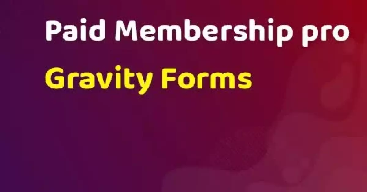 Paid Memberships Pro Gravity Forms Add On