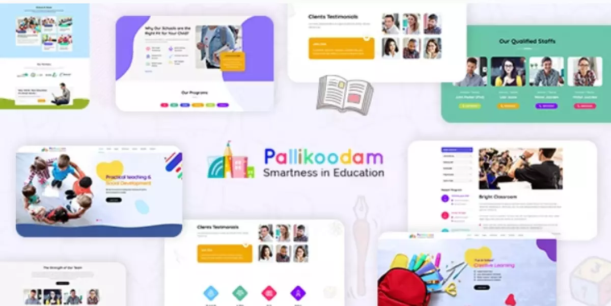 Pallikoodam - School WordPress Theme