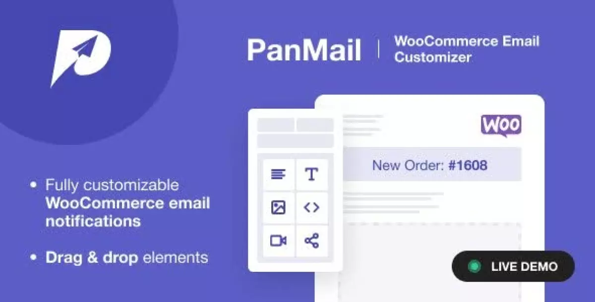 PanMail - WooCommerce Email Customizer 1.1.0