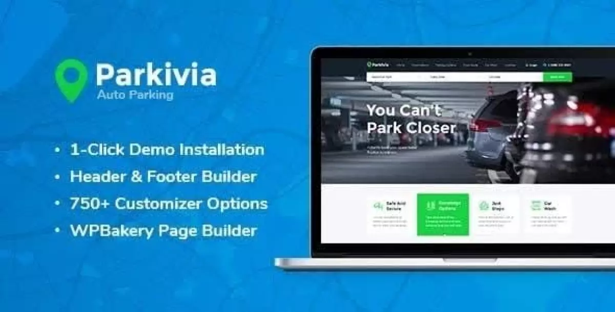 Parkivia | Auto Parking & Car Maintenance WordPress Theme