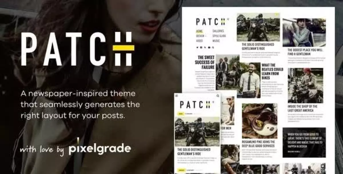 Patch - Unconventional Newspaper-Like Blog Theme 1.5.0