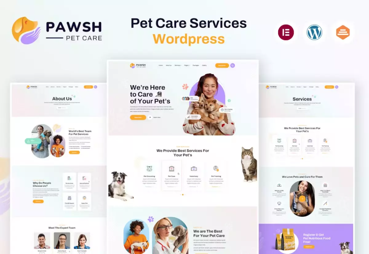 Pawsh | Pet Care Services WordPress Theme