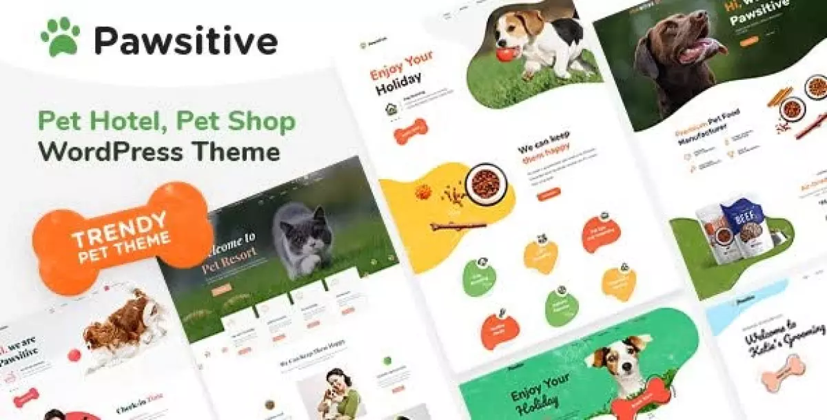 Pawsitive - Pet Care & Pet Shop WordPress Theme