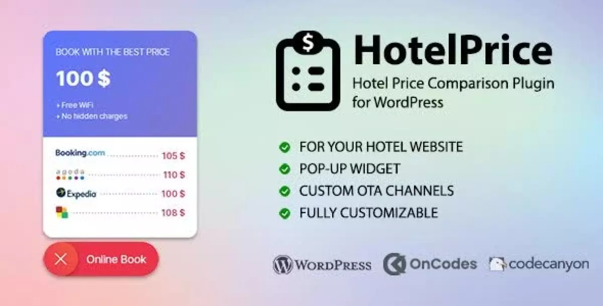 [WISH] HotelPrice - WordPress Price Comparison Plugin for Hotel