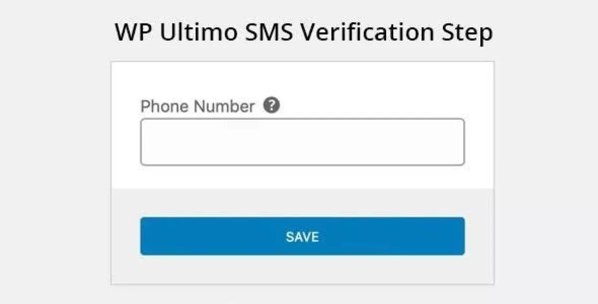 [WISH] WP Ultimo SMS Verification