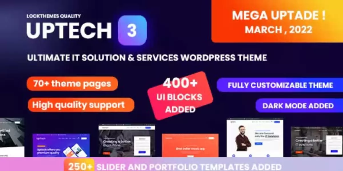 Uptech - IT Solutions & Services WordPress Theme