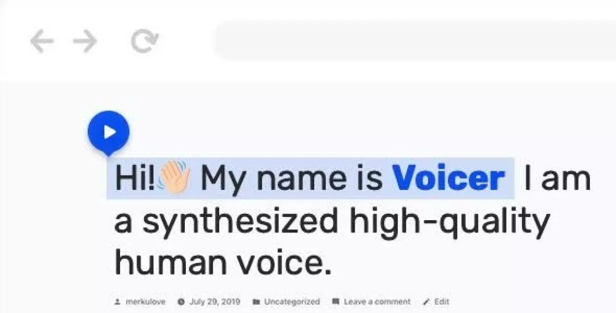 [WISH] Voicer – Text to Speech Plugin for