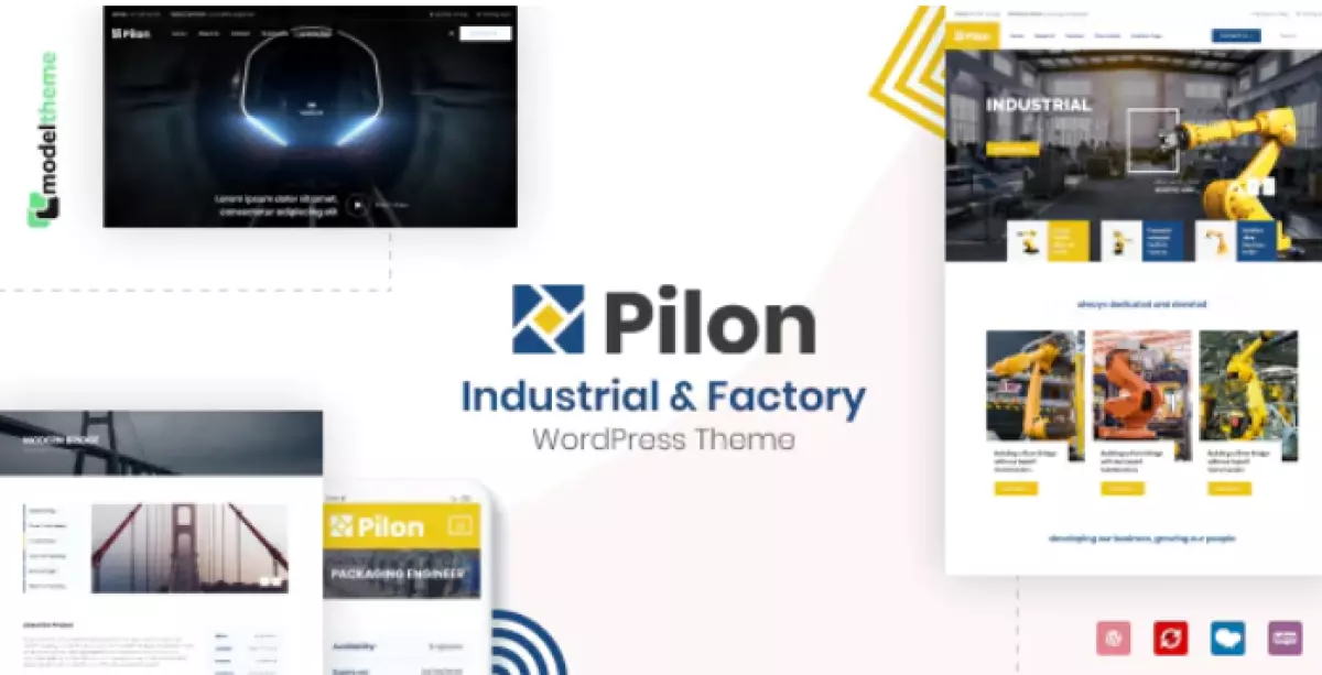 Pilon - Industrial &amp; Factory WordPress Theme