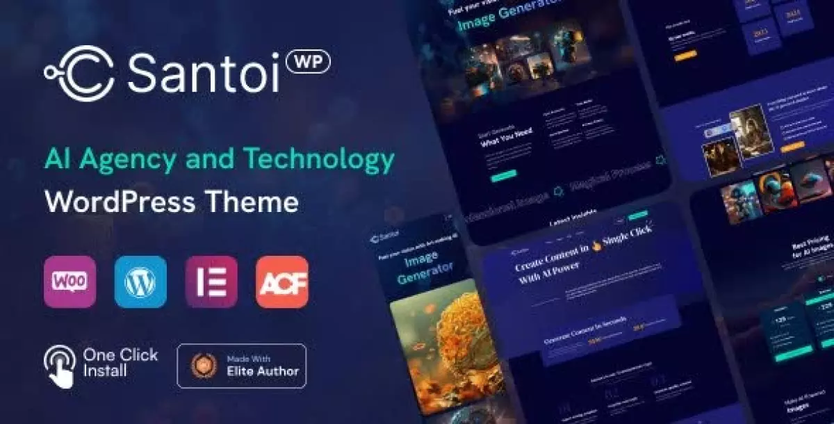 [WISH] Santoi - AI Agency and Technology WordPress